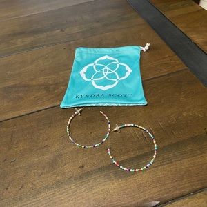 Kendra Scott multi colored hoops!!